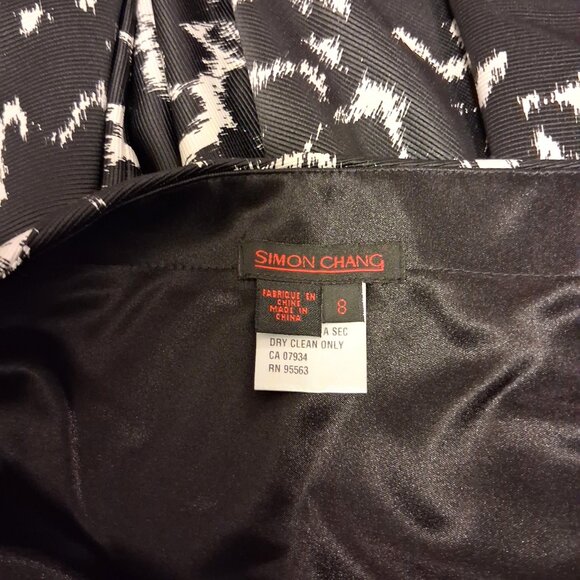 NWT Simon Chang Women’s Spaghetti Strap Stretchy Pleated Lined Midi Dress Size 8 - Picture 10 of 13